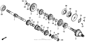 CB450 Трансмиссия