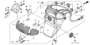 SJ50 Задний фонарь