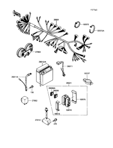 VN750 Электрика