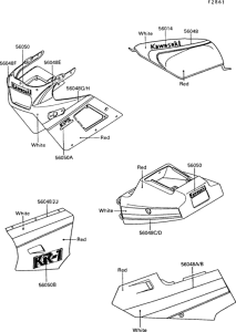 KR250 Наклейки