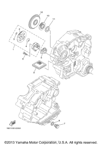 TTR125LEW Масляный насос