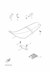 WR125R Пружина