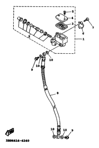 YW100T Главный тормозной цилиндр