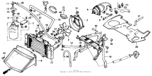 CH150D Radiator 85-86