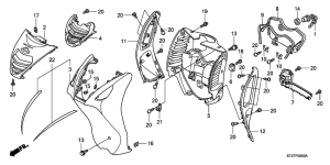 PES150 Front cover shutter