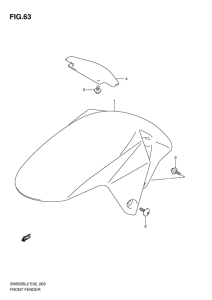 SV650 (ABS) Переднее крыло