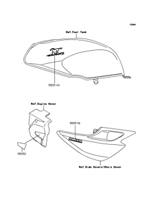 ZR250 Наклейки