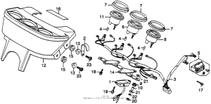 GL1000 Fuel meter + temperature meter