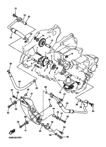 WR250F Масляный насос