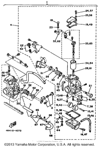 RZ350NC Карбюратор