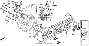 NU50 Crankcase + oil pump