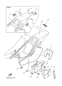TTR90E Боковые обтекатели