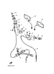 R1-Z ｽﾃｱﾘﾝｸﾞﾊﾝﾄﾞﾙ. ｹｰﾌﾞﾙ