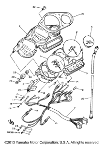 FZR600RJ Приборы