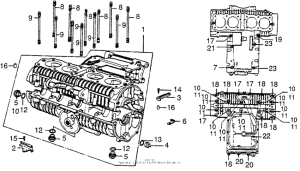 CB550 Картер двигателя