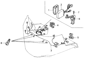 GL1500 Fairing sub harness
