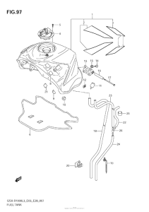 GSX-R1000Z Fuel Tank (Gsx-R1000Zl3 E03)