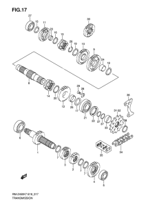 RM-Z450 Трансмиссия
