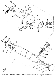 RD125C Переключение скоростей
