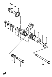 GSX-750 Втулки заднего рычага