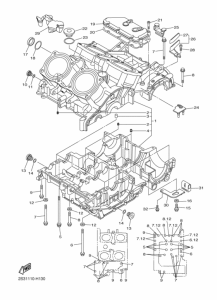 VMX17 Картер двигателя