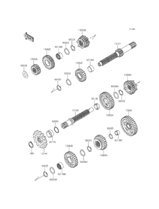 KLX125 トランスミッション