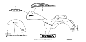 VTX1300T Emblem + mark
