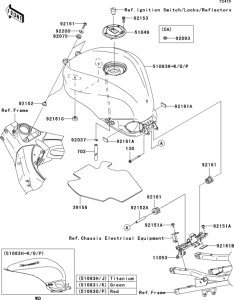 ZX1000 Fuel tank(1 / 2)