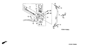 SZX50 Передний главный тормозной цилиндр
