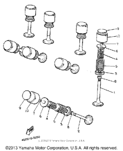 XJ550RK Клапана