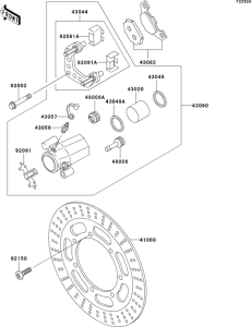 EN500 Front brake(en500-c9)