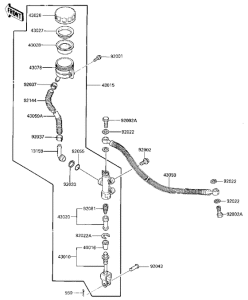ZG1200 Задний тормозной цилиндр