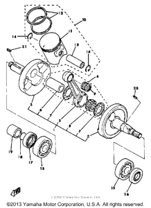 DT100K Коленвал,поршни