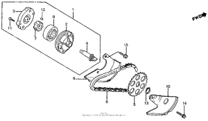CH125 Масляный насос