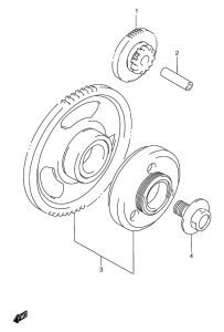 GSF1200S (ABS) Муфта стартера