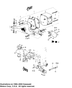 KH100 Taillight / turn signals