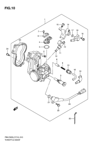 RM-Z450 Дроссель