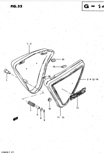 GS450 Обтекатель задний