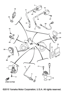 XVS1300CU Электрика 1