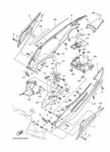 T135FI Боковая крышка