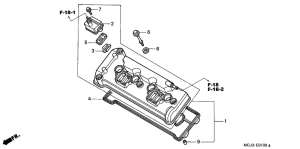 CBR900RE Крышка головки цилиндров