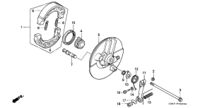 ST70 Передний тормоз