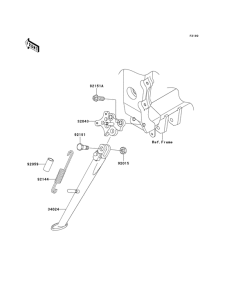 ZX600 Stand comp