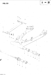 GS500 Маятник задний