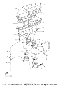 XVZ1300ATM Впускная система