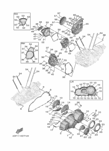 XV1900FDD Крышка картера двигателя