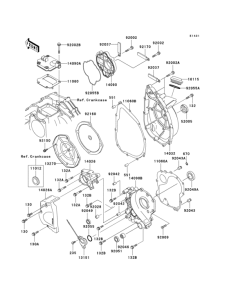ZX750 Engine cover(s)(1 / 2)