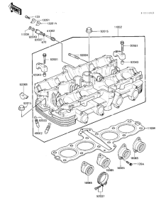 KZ550 Головка цилиндров