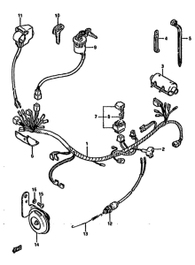 DR125 Жгут проводов