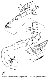 DT175B Выхлопная система